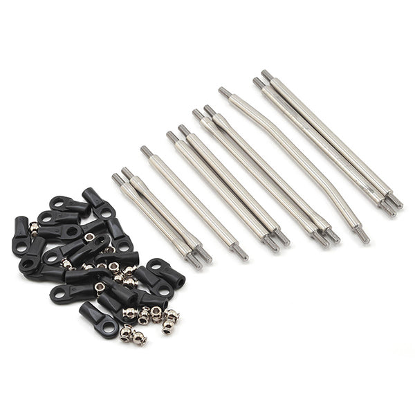 Incision SCX10 II 1/4" Stainless Steel Link Kit (10) (12.3" Wheelbase) - Remote Control Toys - AMain Distributing