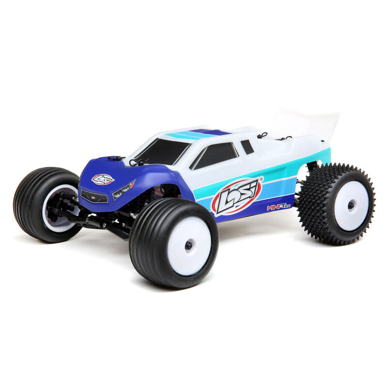 Losi Mini-T 2.0 1/18 RTR 2WD Brushless Stadium Truck w/2.4GHz Radio, Battery & Charger - stpatty - Horizon Hobbies, Inc.