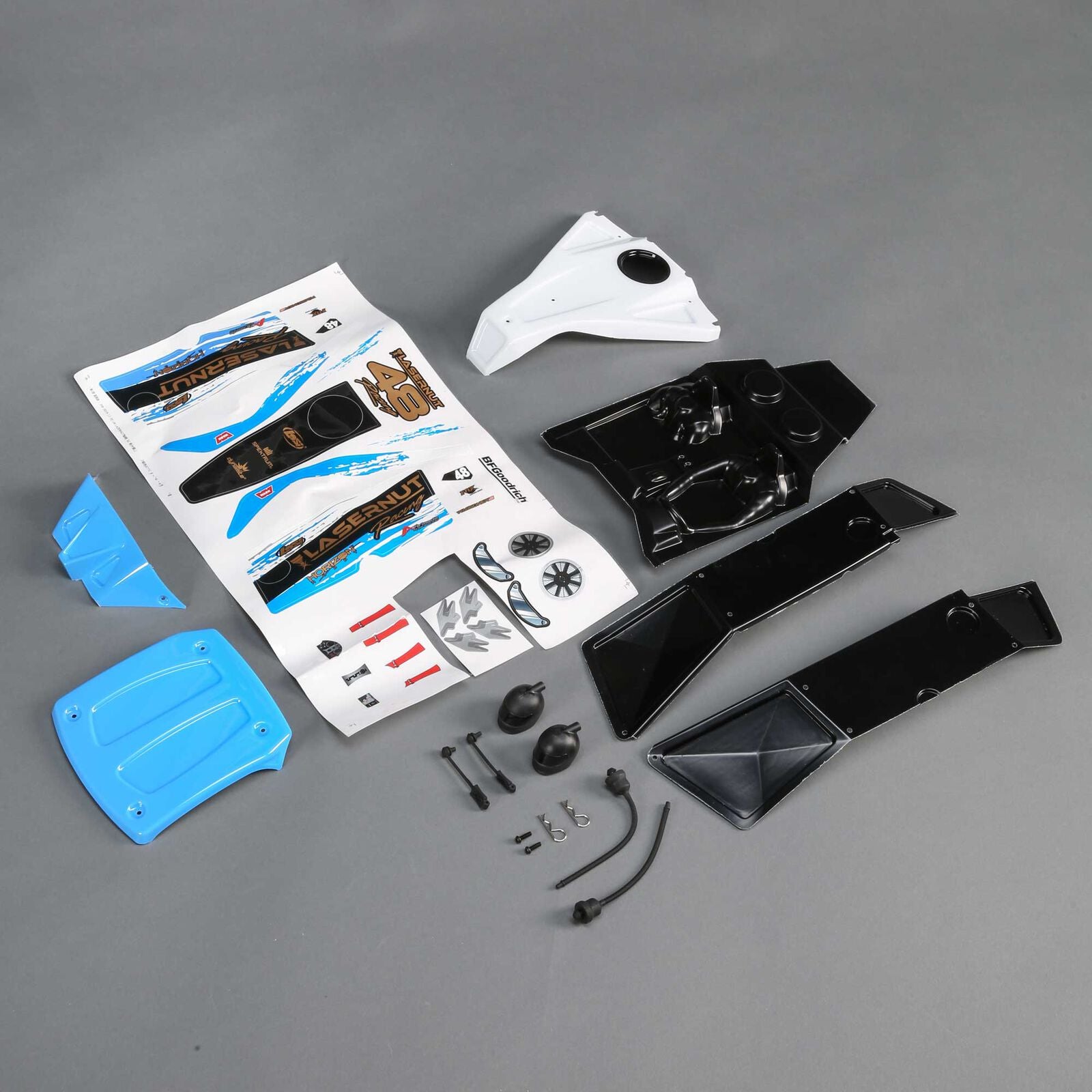 Losi Lasernut U4 Pre-Painted Body Set (Blue) - - Horizon Hobbies, Inc.