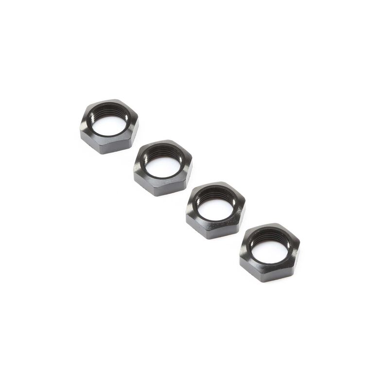 Losi Super Baja Rey Serrated Wheel Nut (Black) (4) - Parts - Horizon Hobbies, Inc.