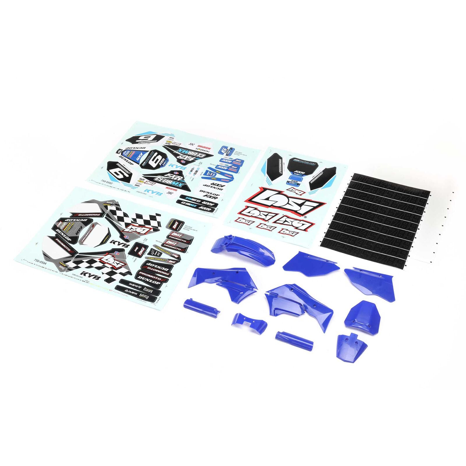 Losi Promoto-MX Plastics with Wraps - - Horizon Hobbies, Inc.