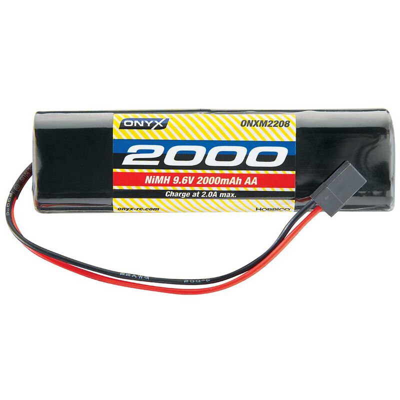 ONYX 9.6V 2000mAh AA NiMH Square Transmitter Battery: Universal Receiver - Remote Control Toys - Horizon Hobbies, Inc.