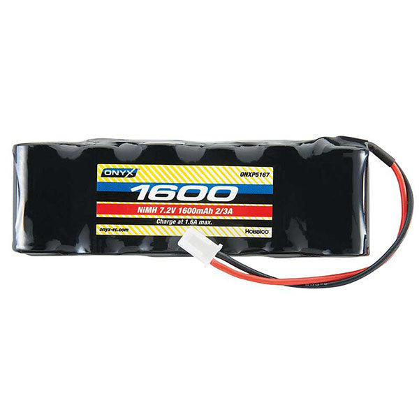 Onyx 6-Cell 2/3A NiMh Flat Battery (7.2V/1600mAh) w/XH-1S Connector (Losi Mini) - Remote Control Toys - Horizon Hobbies, Inc.