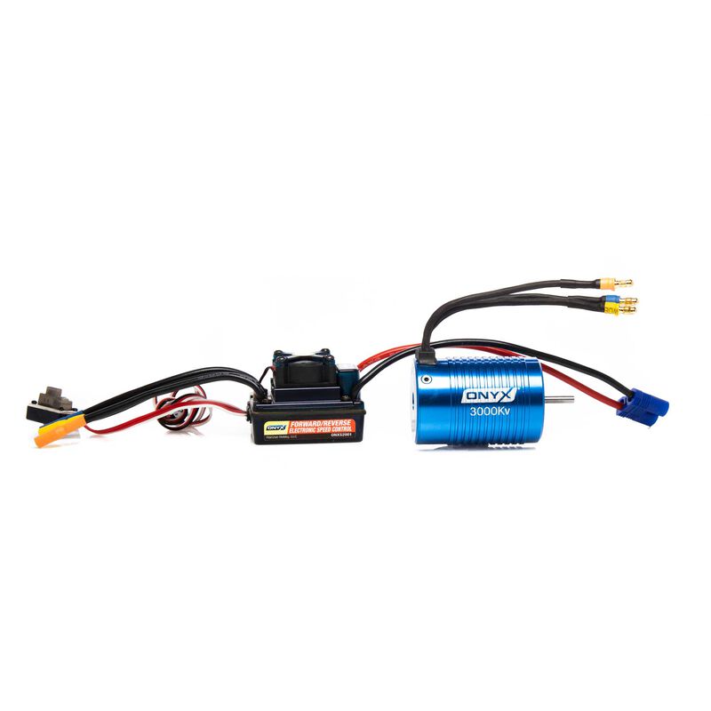 Onyx 1/10 4-Pole Brushless ESC/Motor Combo (3000Kv) w/EC3 - Remote Control Toys - Horizon Hobbies, Inc.