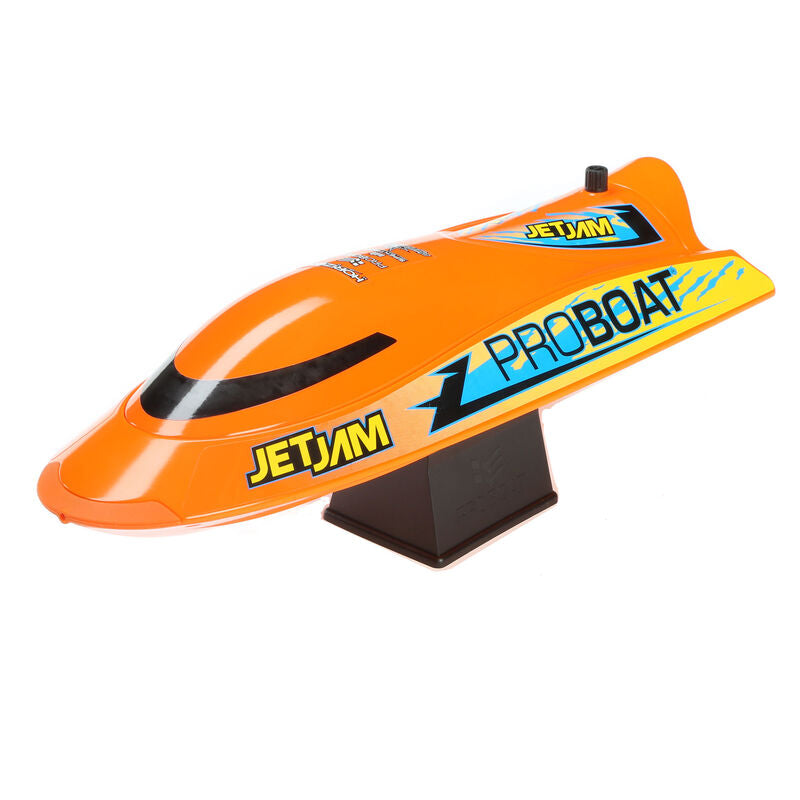 Pro Boat Jet Jam V2 12" Self-Righting Brushed RTR Pool Race Boat w/2.4GHz Radio, Battery & Charger - Remote Control Toys - Horizon Hobbies, Inc.