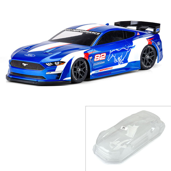 Pro-Line 1/8 2021 Ford Mustang Clear Body: Vendetta - rc body - Horizon Hobbies, Inc.