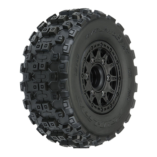 Pro-line 1/10 Badlands MX M2 Fr/Rr 2.2"/3.0" SC Mounted 12mm Blk Raid (2) - Remote Control Toys - Horizon Hobbies, Inc.