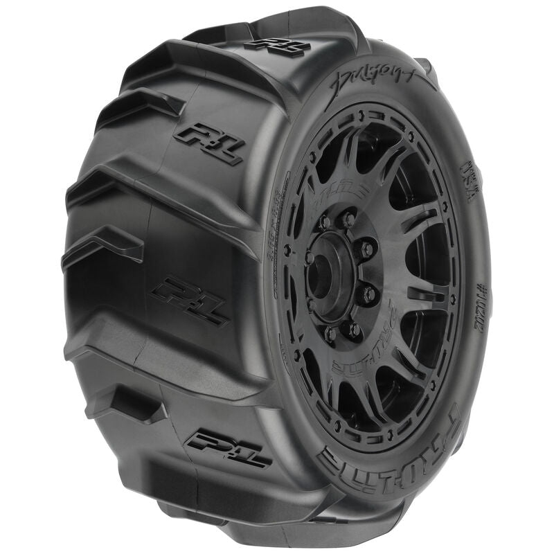 Pro-Line 1/6 Dumont Sand/Snow Tires F/R 5.7" Tires MTD 24mm Black Raid (2) - Wheel/Tires - Horizon Hobbies, Inc.
