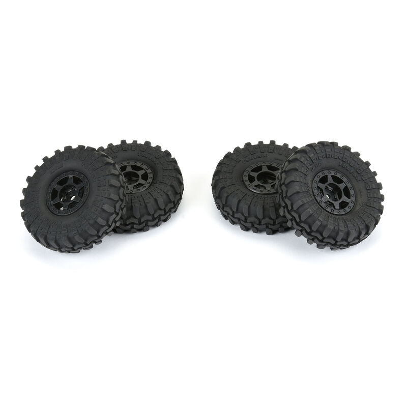 Pro-Line Racing 1/24 Interco Super Swamper F/R 1.0" Tires MTD 7mm Black Holcomb (4) - - Horizon Hobbies, Inc.
