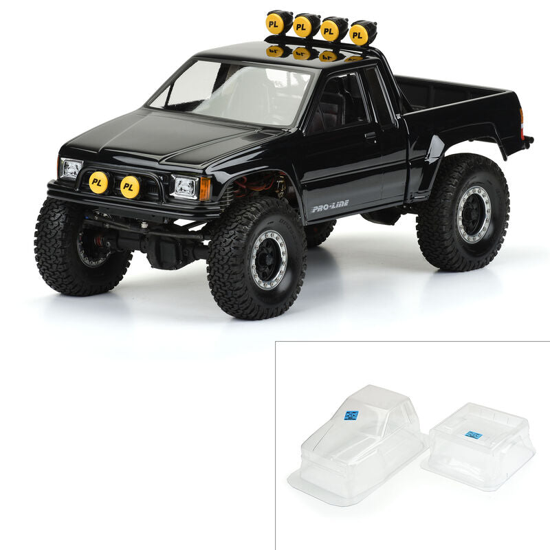 Pro-Line 1985 Toyota HiLux SR5 12.3" Rock Crawler Body (Clear) (Honcho) - Body - Horizon Hobbies, Inc.