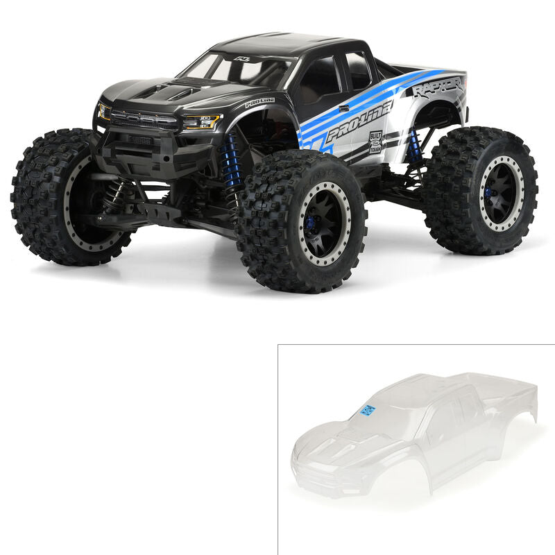 Pro-Line 2017 Ford F-150 Raptor Pre-Cut Monster Truck Body (Clear) (X-Maxx) - Remote Control Toys - Horizon Hobbies, Inc.