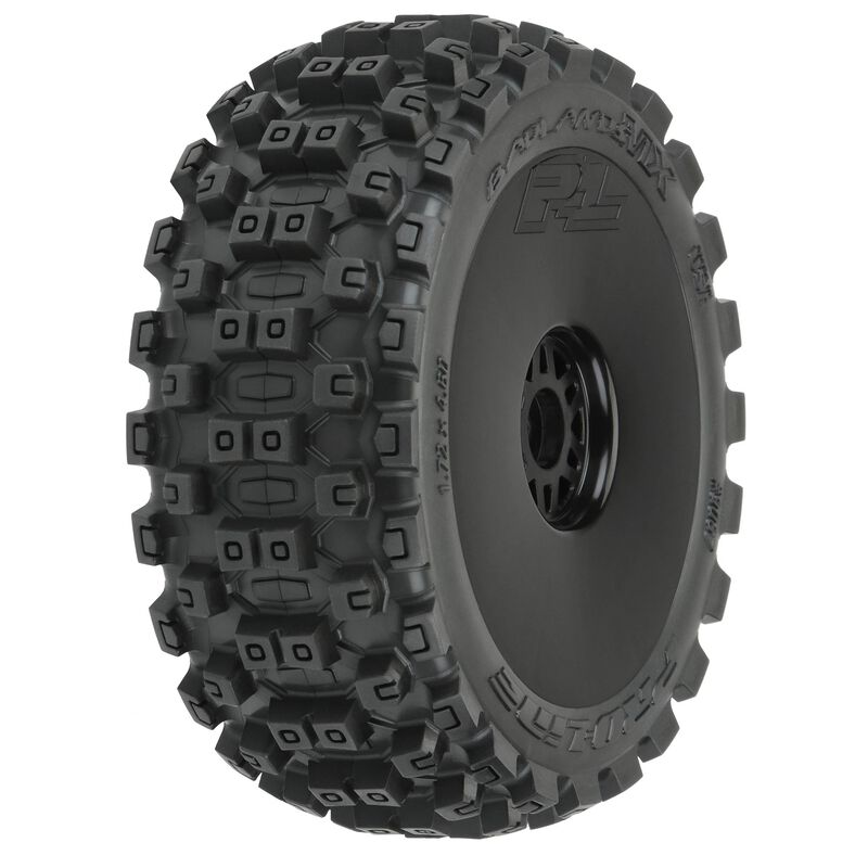 Pro-Line Badlands MX Pre-Mounted 1/8 Buggy Tires (Black) (2) (M2) w/Velocity V2 Wheel - Remote Control Toys - Horizon Hobbies, Inc.