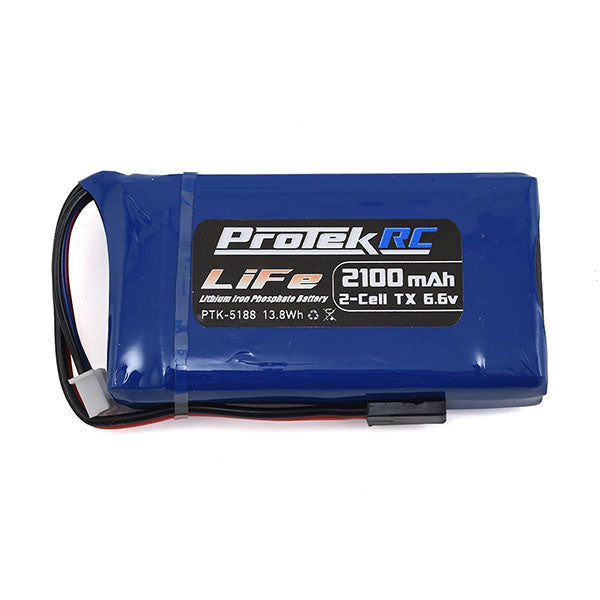 ProTek RC LiFe Futaba Transmitter Battery Pack (6.6V/2100mAh) (3PV/4PK/4PM/4PLS/4PX/4PV/7PX/7PXR/16SZ) - Remote Control Toys - AMain Distributing