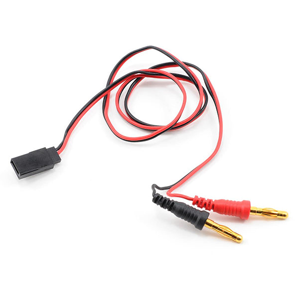 ProTek RC Receiver Charge Lead (Futaba Female to 4mm Banana Plugs) - Remote Control Toys - AMain Distributing