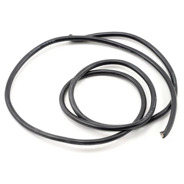 ProTek RC 12awg Black Silicone Hookup Wire (1 Meter) - Accessory - AMain Distributing