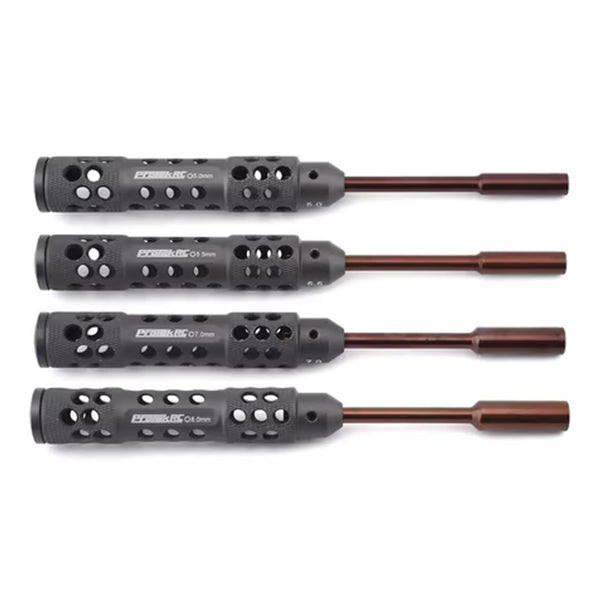 ProTek RC "TruTorque SL" 4-Piece Metric Nut Driver Set (5.0, 5.5, 7.0, 8.0mm) - Remote Control Toys - AMain Distributing