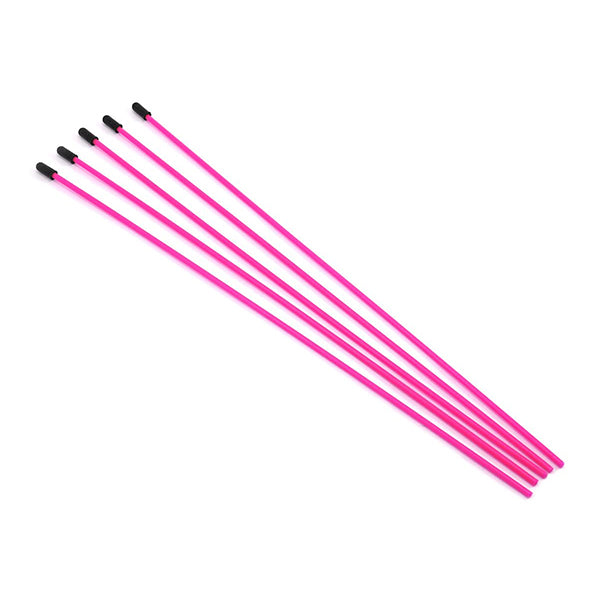 ProTek RC Antenna Tube w/Caps (Flo Pink) (5) - Remote Control Toys - AMain Distributing