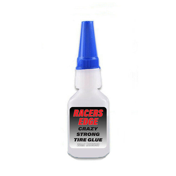 Racers Edge Crazy Strong Tire Glue 20g w/Pin Cap and Tips - Accessories - HRP Distributing, Inc.