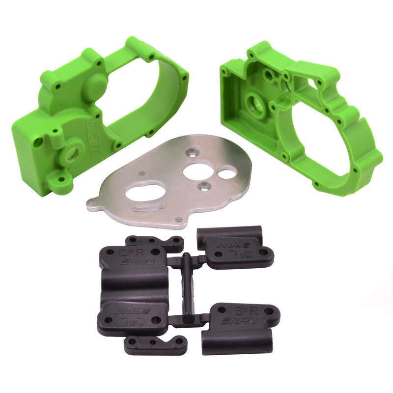 RPM Hybrid Gearbox Housing & Rear Mount Kit (Green) - Remote Control Toys - Horizon Hobbies, Inc.