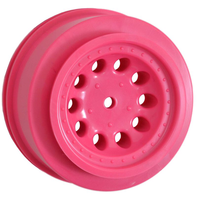 RPM 12mm Spline Drive "Revolver" Short Course Wheels (Pink) (2) (Slash Front) - Remote Control Toys - Horizon Hobbies, Inc.