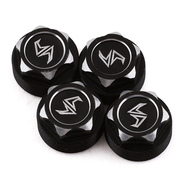 Samix SCX24 Aluminum Scale Wheel Hub (Black) (4) (Samix Beadlock Wheel Only) - Accessory - AMain Distributing