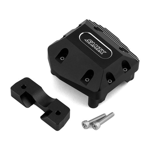 Samix SCX-6 Aluminum Differential Cover w/Tuning Weight (Black) - Parts - AMain Distributing