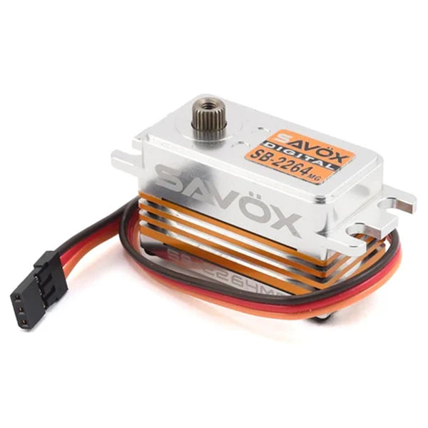Savox SB-2264MG Low Profile Digital "High Speed" Brushless Metal Gear Servo (High Voltage) - Servo - HRP Distributing, Inc.