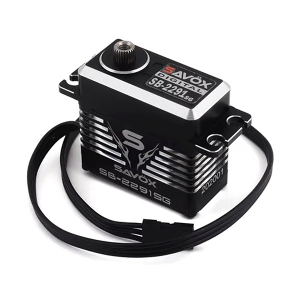 Savox SB-2291SG Black Edition Monster Speed Brushless Steel Gear Servo - Servo - HRP Distributing, Inc.