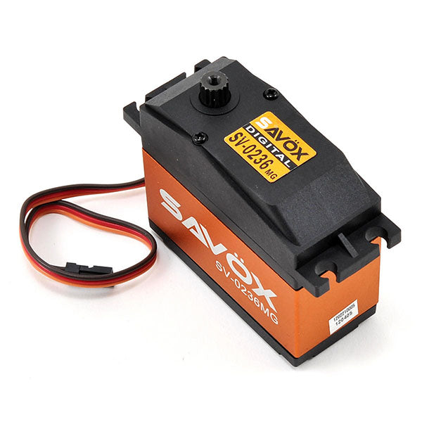 Savox SV-0236MG "Super Torque" Steel Gear Digital 1/5 Scale Servo (High Voltage) - Remote Control Toys - HRP Distributing, Inc.