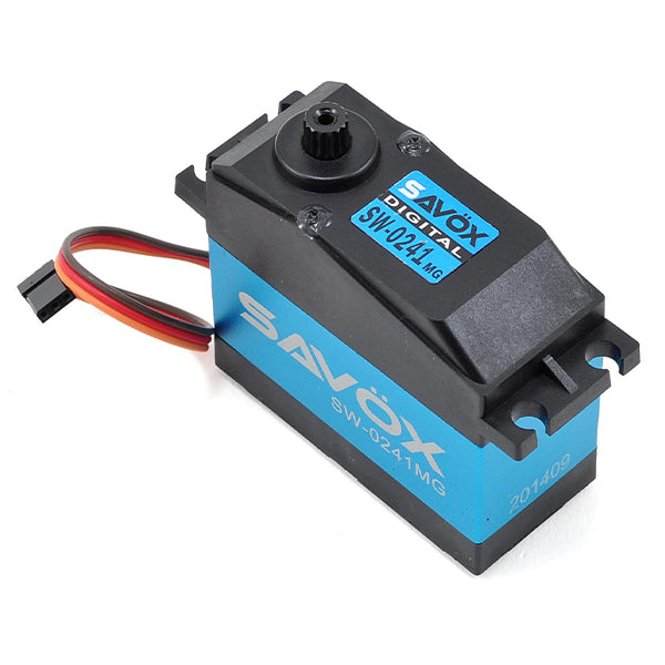 Savox SW-0241MG "Super Torque" Waterproof Digital 1/5 Scale Servo (High Voltage) - Remote Control Toys - HRP Distributing, Inc.