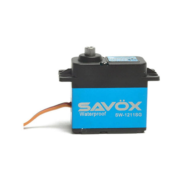 Savox SW-1211SG Waterproof Aluminum Case Digital Steel Gear Servo (High Voltage) - Remote Control Toys - HRP Distributing, Inc.
