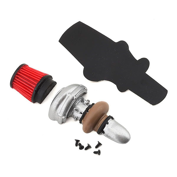 Sideways RC Scale Drift Half Turbo w/Cone Filter (Red) - Parts - AMain Distributing