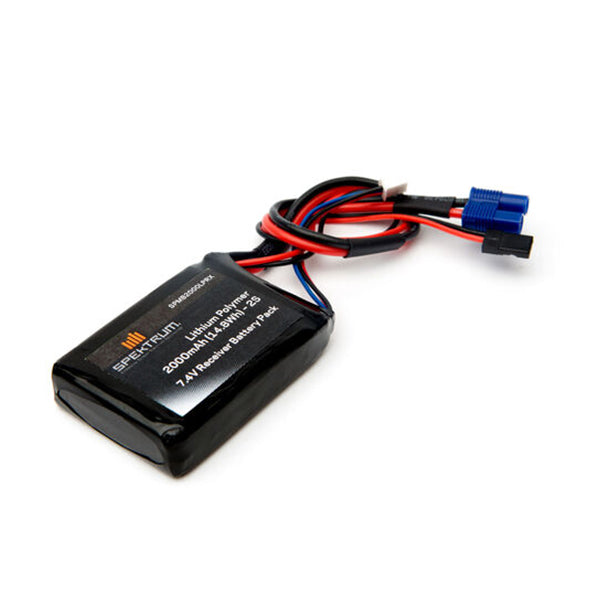 Spektrum RC 2000mAh 2S 7.4V LiPo Receiver Battery - Remote Control Toys - Horizon Hobbies, Inc.