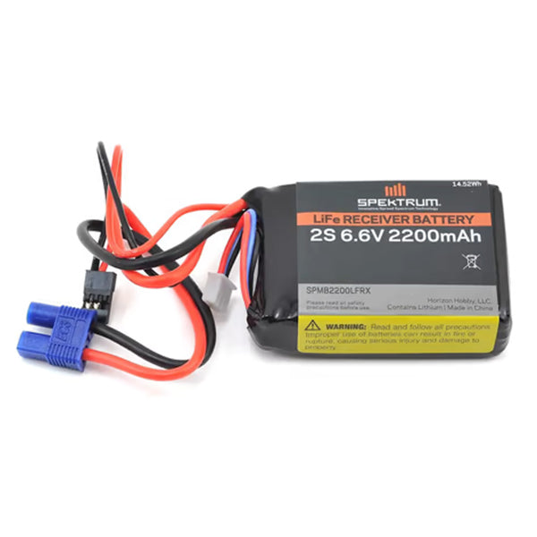 Spektrum RC LiFe Receiver Battery Pack (6.6V/2200mAh) - Remote Control Toys - Horizon Hobbies, Inc.