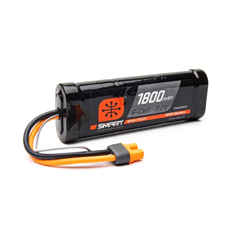 Spektrum 1800mAh 6-Cell 7.2V Smart NiMH Battery IC3 - Remote Control Toys - Horizon Hobbies, Inc.