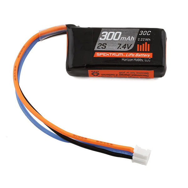 Spektrum RC 7.4V 300mAh 2S 30C LiPo Battery: PH - Battery - Horizon Hobbies, Inc.