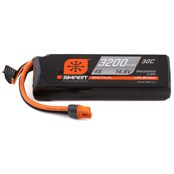 Spektrum RC 4S Smart LiPo Hard Case Battery Pack w/IC3 Connector (14.8V/3200mAh) - stpatty - Horizon Hobbies, Inc.