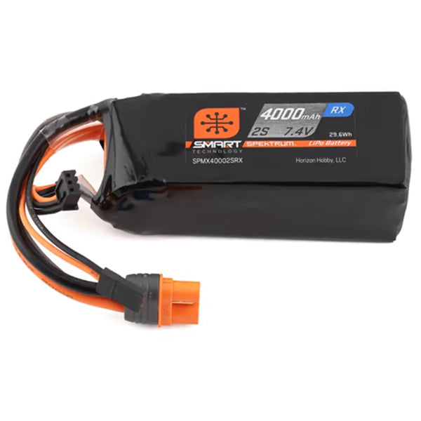 Spektrum RC 2S Smart LiPo Battery Pack (7.4V/4000mAh) w/IC3 Connector - stpatty - Horizon Hobbies, Inc.