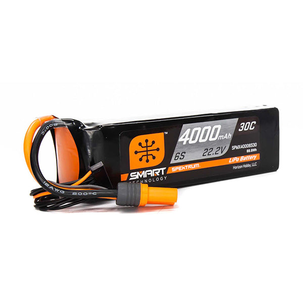 Spektrum RC 6S Smart LiPo Battery Pack w/IC5 Connector (22.2V/4000mAh) - Battery - Horizon Hobbies, Inc.
