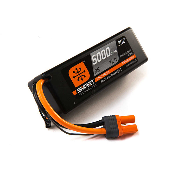 Spektrum RC 3S Smart LiPo Hard Case Battery Pack w/IC5 Connector (11.1V/5000mAh) - Remote Control Toys - Horizon Hobbies, Inc.