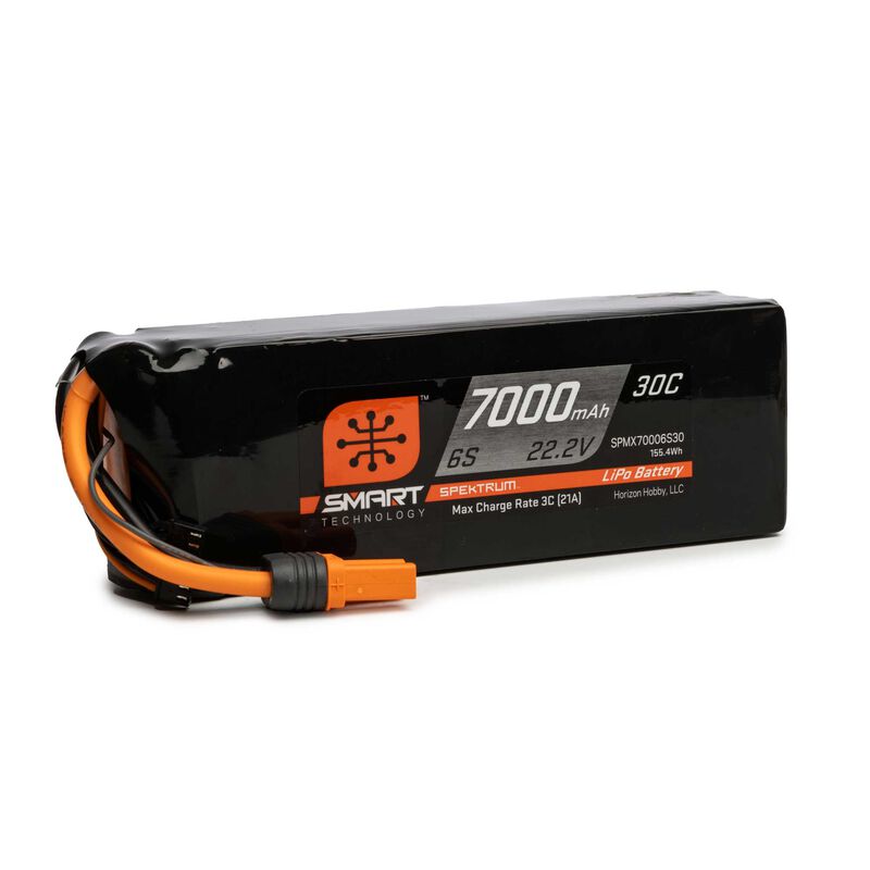 Spektrum RC 6S 30C Smart LiPo Battery Pack w/IC5 Connector (22.2V/7000mAh) - stpatty - Horizon Hobbies, Inc.