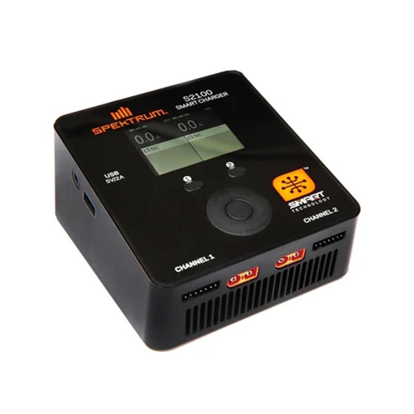Spektrum RC S2100 AC Smart Charger (6S/12A/100W x2) - Remote Control Toys - Horizon Hobbies, Inc.