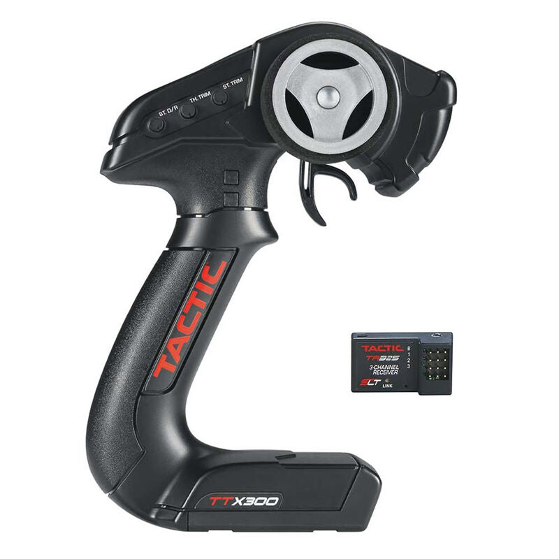 Tactic TTX300 3-Channel 2.4Ghz SLT Radio System w/TR325 Receiver - Transmitter - Horizon Hobbies, Inc.