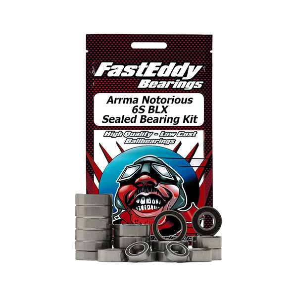 FastEddy Arrma Notorious 6S BLX Sealed Bearing Kit - Parts - Horizon Hobbies, Inc.