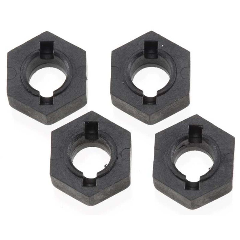 Tekno RC 12mm Nylon M6 Driveshaft Hex Adapter Set (4) (Front/Rear) - Parts - Horizon Hobbies, Inc.