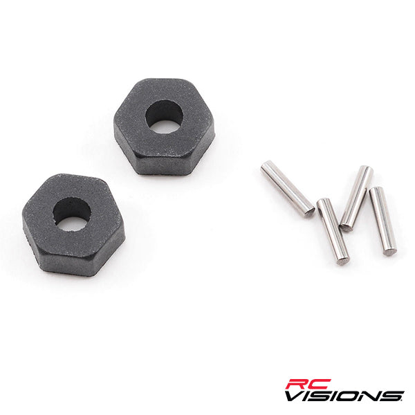 Traxxas 12mm Hex Stub Axle Pin & Collar Set - Remote Control Toys - Traxxas