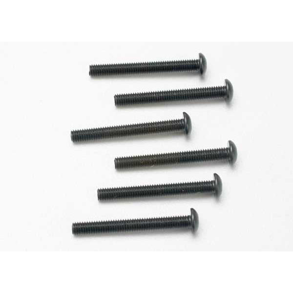 Traxxas 3x25mm Button Head Machine Screws (6) - Remote Control Toys - Traxxas