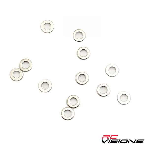 Traxxas 3x6mm Metal Washers (12) - Remote Control Toys - Traxxas