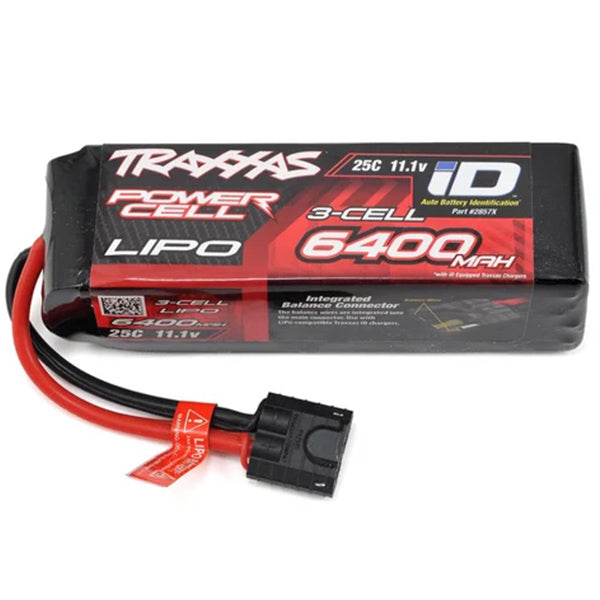 Traxxas 3S "Power Cell" 25C LiPo Battery w/iD Traxxas Connector (11.1V/6400mAh) - Remote Control Toys - Traxxas