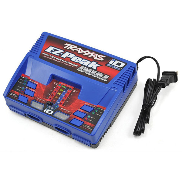 Traxxas EZ-Peak Dual Multi-Chemistry Battery Charger w/Auto iD (3S/8A/100W) - Remote Control Toys - Traxxas